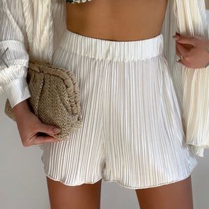 Showpo Archer Plisse Shorts
